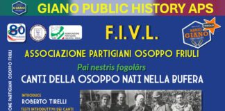 2° CANTI DELLA OSOPPO NATI NELLA BUFERA | Associazione Partigiani Osoppo-Friuli