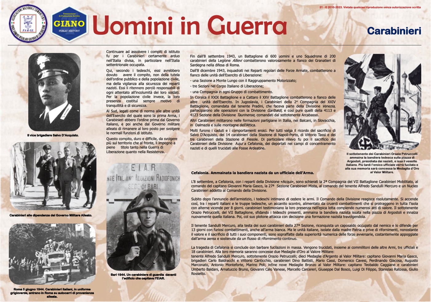 21 Carabinieri