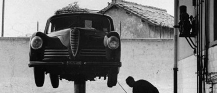 Fine anni '40 - Zona lavaggio ed ingrassaggio