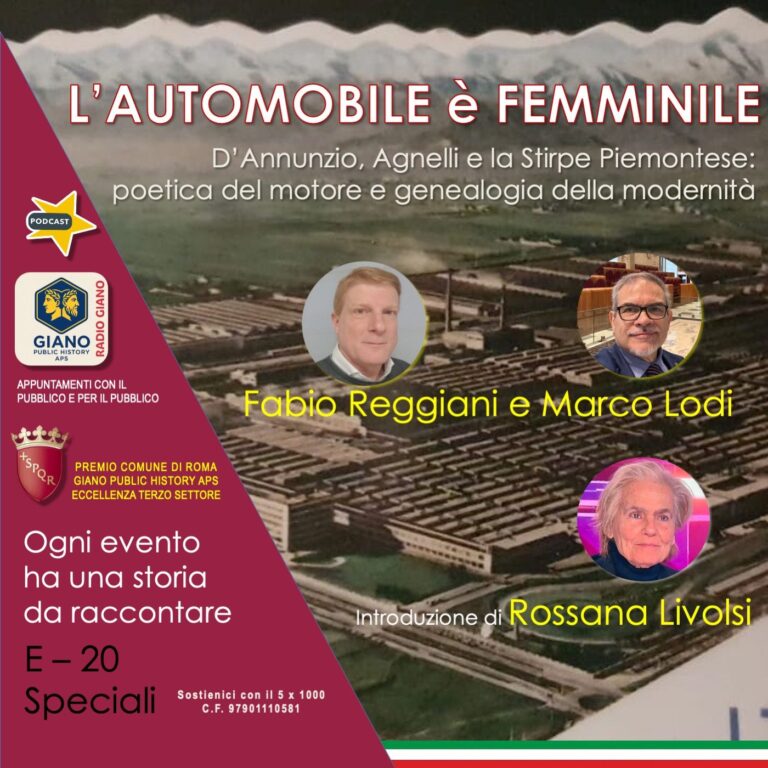 L’AUTOMOBILE è FEMMINILE. D’Annunzio, Agnelli e la Stirpe Piemontese: poetica del motore e genealogia della modernità