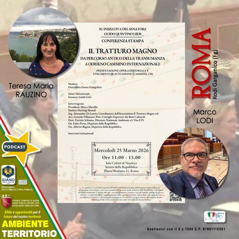 Presentazione opera editoriale “IL TRATTURO MAGNO” | Palazzo Madama. Senato della Repubblica. Sala Caduti di Nassirya