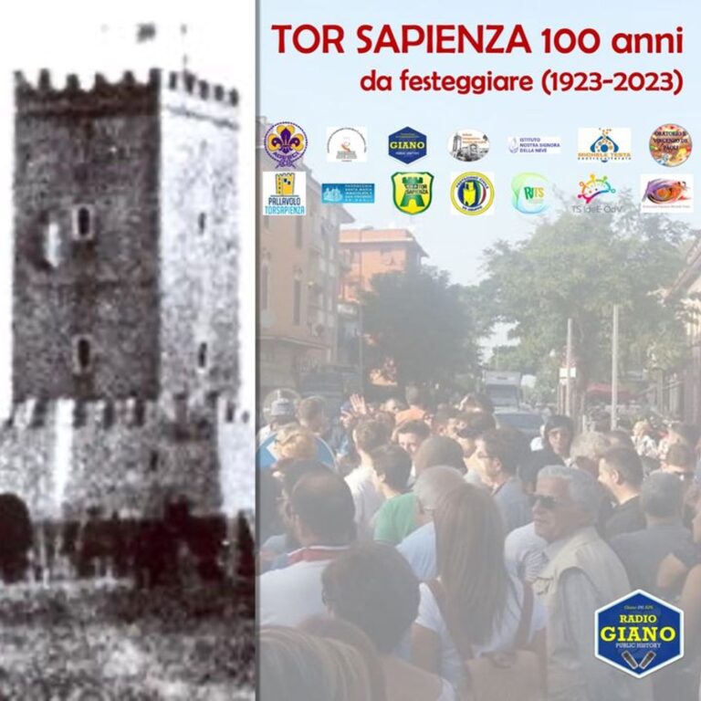TOR SAPIENZA Cento anni e non li dimostra 1923-2023 | Giovanni Fornaciari presenta le iniziative