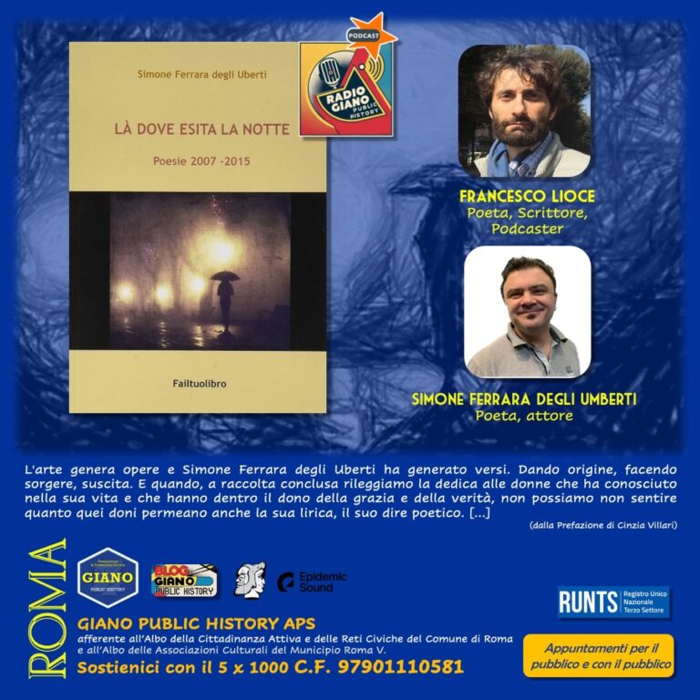 LA’ DOVE ESITA LA NOTTE. Poesie 2007-2015 | Francesco Lioce dialoga con Simone Ferrara Degli Uberti