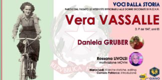 “Missione Rosa: Vera VASSALLE”: “Tra coraggio, ingegno e clandestinità,