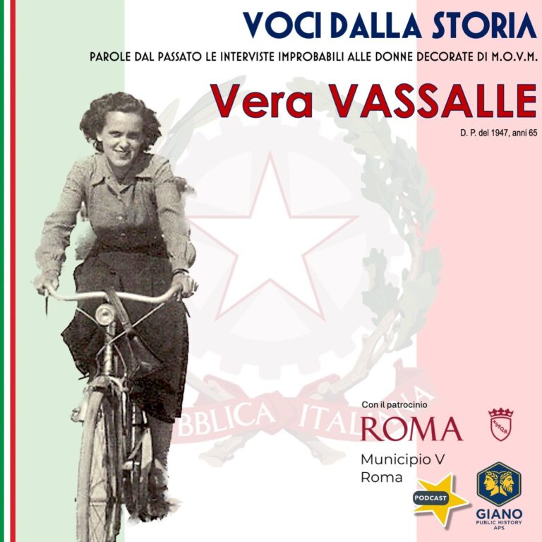 “Missione Rosa: Vera VASSALLE”: “Tra coraggio, ingegno e clandestinità,
